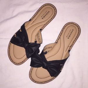 Bow sandal flats 🎀